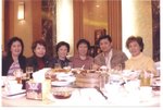 2006年　香港　'67屆居港同學 
(左起)顏美嫻 郭銀杏 陳艷霞 郭影輝 曾勝球 
歡迎 黃燕霞 從夏威夷來港