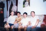 1988年7月    北京    '64屆的四大天王.左一:李文坤,李汝建,夏郁文,李 軍.