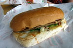 Oblong Burger with Chicken
