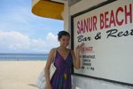 呢度就係 Sanur Beach (莎魯爾海灘) 喇!