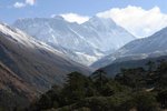 左邊: 珠峰Everest(8843m)
右邊: 洛子峰Lhotse(8501m)