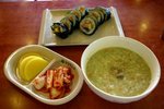 鮑魚粥 & 鯖魚海苔捲飯