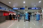浦東機場, 在中轉櫃台再Check-in轉乘國際航線