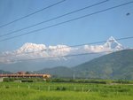 臨走時見到 Annapurna 雪峰群, 好開心呀!!! (唔知係咪&#22175;送別我&#21707;呢...?)