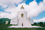 終於到達 World Peace Stupa (世界和平廟) 喇!