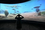 古代水域館內的3D平幕