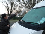 20060810 warm water farewell the ice on the front window