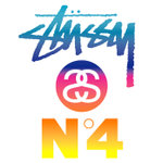 Four Always Sticker - Blue fade to Yellow $55