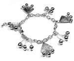 Vnada Silver Metal Bracelet with Bell $ 269