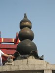 清代黃鶴樓在雷打火燒後餘下之樓頂