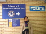 Entrance to museum & stadium tour and the toilets, haha!