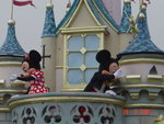 Mickey and Minnie in the castle