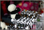 趣誌的熊貓紀念飾物。