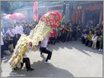 醒獅和拜祭祈福。