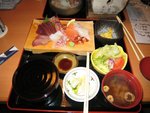 高山的刺身午餐