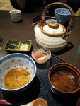 高山古都的茶漬飯及味噌湯