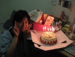 B'day girl with the gifts from me... (you missed the MayDay concert)