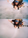 flying close