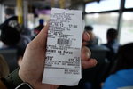 Ticket for luggage
