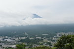 太多雲，見唔到富士山全景