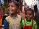 Kids, in a small fisherman town in south-west India.
