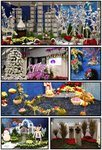 爭豔館場內的 - 耶誕主題花卉裝飾設計設計競賽