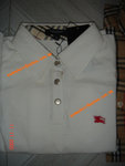 女裝Burberry長Polo 2L $480 (米白)