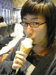 nice soft ice-cream at airport ~