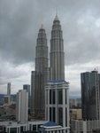 Petronas Towers - cloudy