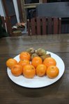 民宿主人請我食既焗薯仔+橘