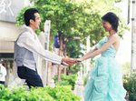 My friends said this is like a pic of us dancing in the garden, so romantic!