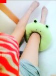 我隻腳~~~~哈哈