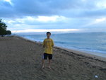 on the beach