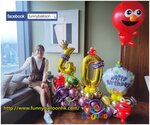 小型氣球生日擺設