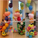PEPPA PIG 氣球柱(約4.5呎高起)