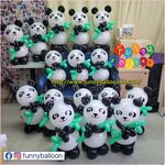 熊貓氣球公仔
