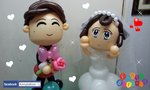 Q牌新人結婚公仔(約2呎半)