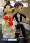 新款結婚新人公仔一對(W133)