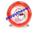 KT374901 Hello Kitty 紅色 Led 燈光和弦音樂鬧鐘 - $145