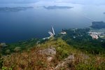 馬騮崖頂下瞰船灣淡水湖主壩及溢洪壩