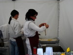 匈牙利「咸煎餅」製作中