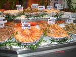 A seafood shop near our hotel