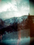 Mutiple exposure, 雪山景