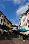 Lutry小鎮路上，我們要返回火車站，搭火車返Geneve。