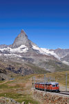 Matterhorn配登山火車，名信片指定構圖！