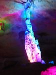 When a stalactite kisses a stalagmite, they change into a stalactite column.