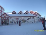 Here I am in the North Pole visiting Santa Claus's house.