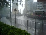 馬路雨景