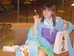 這張sofa好舒服的...