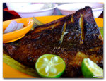 DSCF2640 燒魔鬼魚 (Jalan Alor, Kuala Lumpur)